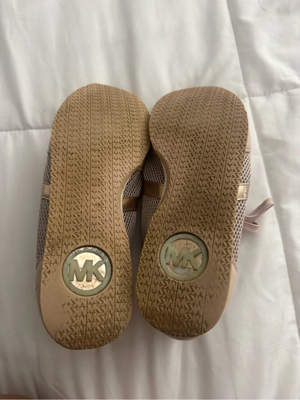 MICHAEL Michael Kors Blush Mesh & Leather Sneakers